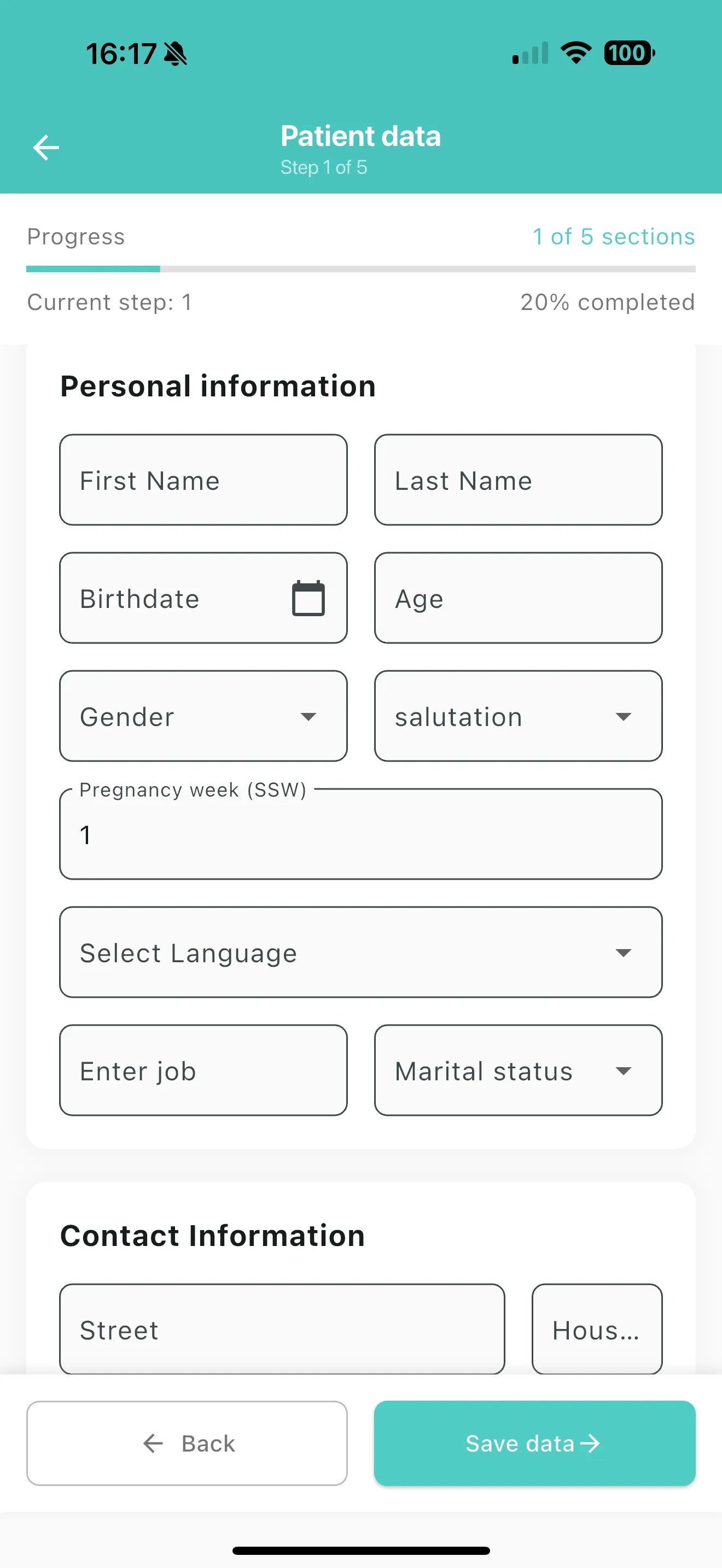 App snapshot