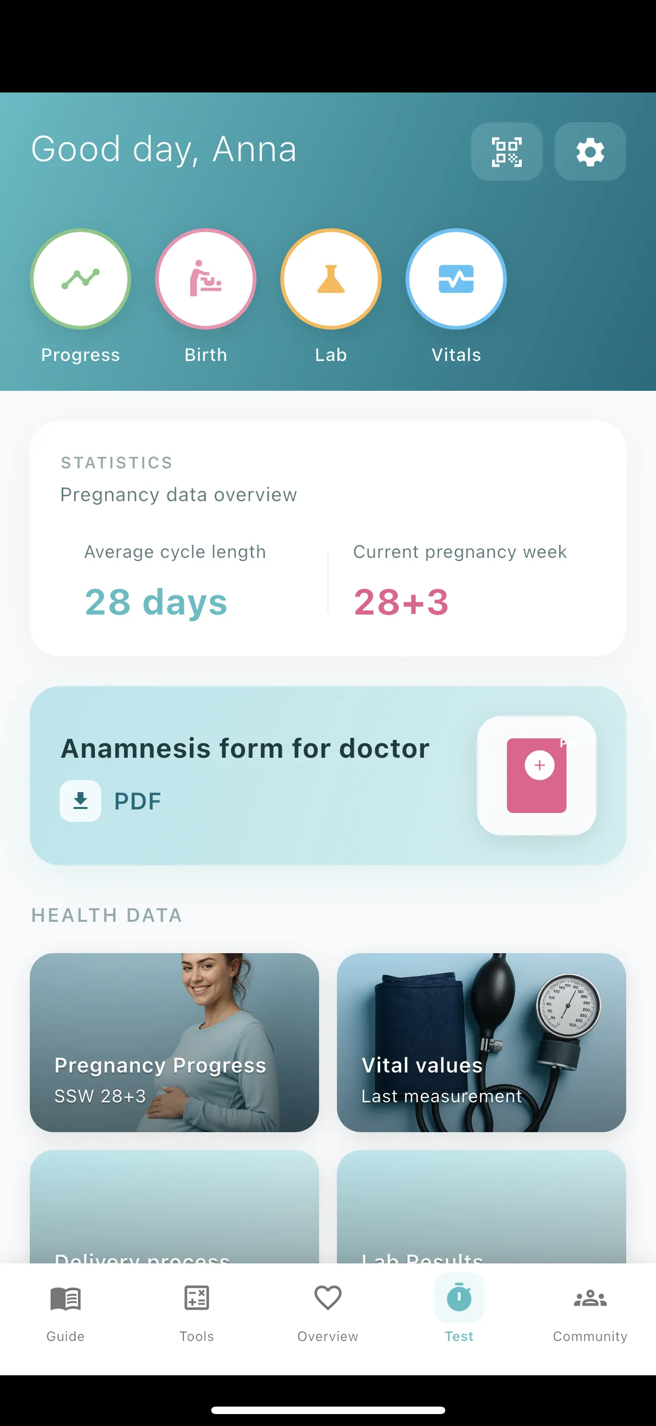 App snapshot